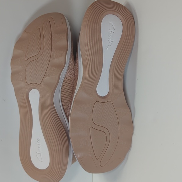 Clarks Cloudsteppers Circuit Tie Pale Peach Sneakers Size 7.5 - Picture 10 of 12